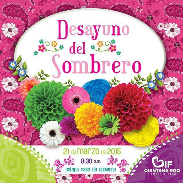 21 de marzo Desayuno del Sombrero Chetumal Casa de Gobierno. – La gratitud  es la memoria del corazón